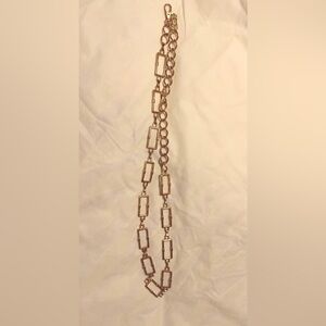 Michael Kors Elegant Gold Chain Belt